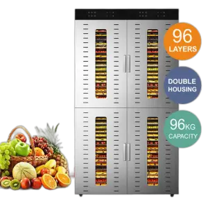 Stainless Steel Electric Big Capacity 96 Tray Food Dehydrator