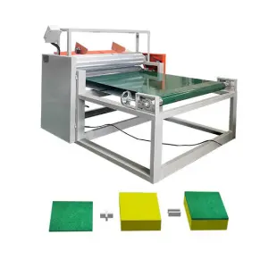 Abrasive Green Scouring Pad Kitchen Sponge Laminator Machine