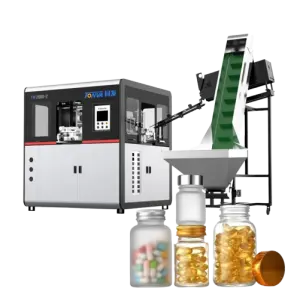 200ml PET Pill Capsule Bottle Servo Stretch Blow Molding Machine