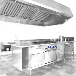 Stainless Steel Professional Commercial Kitchen Equipment Hotel Restaurant Kitchen Cabinet Modern Design