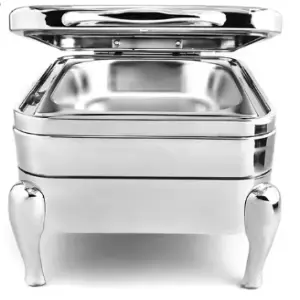 Restaurant Hotel Catering  Pot Keep Food Warmers Server Stove Equipment Cheffing Dish Stainless Steel Buffet