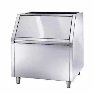 Large Commercial Kitchen Bar Stainless Steel Ice Bin Mobile Standing Design for Hotel & Restaurant Supplies