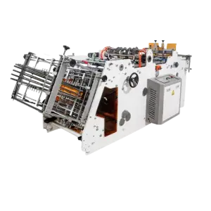 Glue Seal Paper Container Making Machine Double PE Coating Paper Carton Box Making Machine Small Paper Box Making Machines