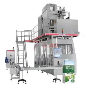 1L Aseptic Carton Fruit Juice Filling Line Aseptic UHT Milk Filling Machine Aseptic Carton Beverage Filling Machine