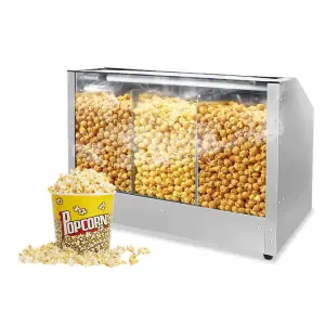 Electric Popcorn Warmer Display Snacks Food Warmer Showcase for Popcorn