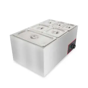 Stainless Steel Electric Food Warmer Bain Marie Buffet Catering Equipment Commercial
