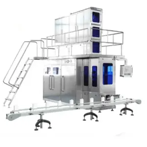 Good  Juice Milk Aseptic Brick Shape Carton Filling and Sealing Machine PLC+ Touch Screen 3000-5000boxes/hr