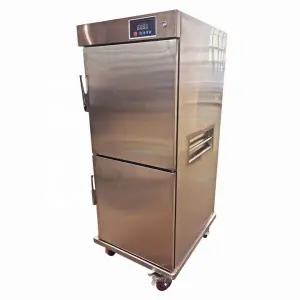 Mobile Warming Meal Cabinet Vertical Milk Banquet Cart Electric Food Warmer Cabinet