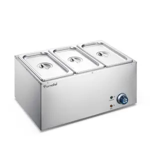 Electric Countertop Bain Marie Food Warmer Counter Bain-Marie for Restaurant