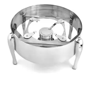 Hotel Banquet Stainless Steel Silver Round Chafing Dishes for Catering Buffet Food Warmer