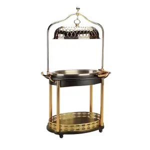 Luxury Golden Chaffing Dish Stainless Steel Food Warmer Buffet Chafing Dish