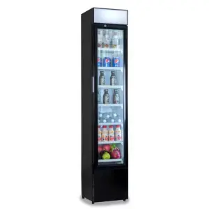 Supermarket Equipment Kitchen Commercial Glass Upright Freezer Vertical Beverage Cabinet Fridge Display Refrigerator