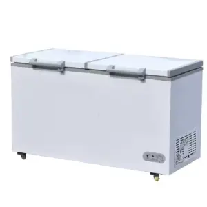Single-temperature Horizontal Freezer Cooling Mode Supermarket Refrigerator with Compressor Single Door