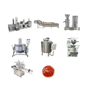 Automatic Production Line of Sauce Tomato Tomato Paste Processing Machine