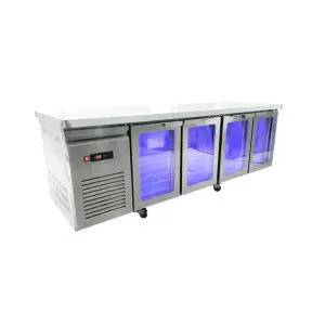Stainless Steel Commercial Undercounter Fridge / Workbench Chiller /Under Bar Refrigerator with Drawers