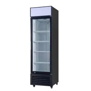 APEX VS-400 Single Door Refrigerator Upright Glass Door Display Cooler