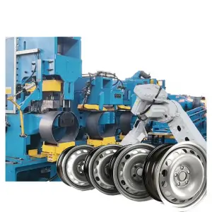 Motorcycle Car Steel Car Wheel Rim Automatic Production Line for Steel Wheel Rim Roll Forming Making Machine