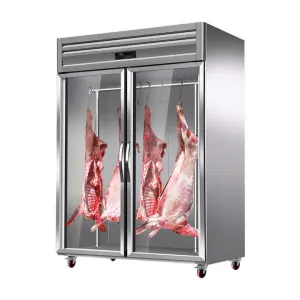 Commercial OEM Pork Beef Fridge Display Refrigeration Equipment Meat Hanging Refrigerator