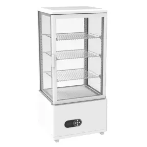 Counter Top Refrigerated Display Four Sides Glass Showcase Refrigerator Cabinet Showcase Chiller