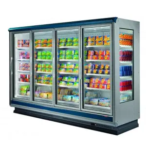 Supermarket Display Refrigeration Equipment Display Cooler Glass Door Walk in Freezer Cooler Room for Supermarket