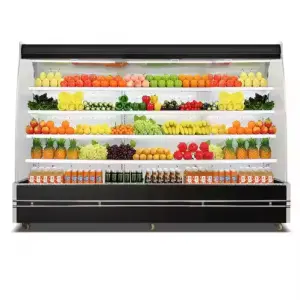 Supermarket Display Commercial Glass Door Storage showcase Upright Refrigeration Equipment Fridge Freezer