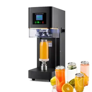 FEST Commercial Juice Beer Soda Drink Soda Automatic Shop Plastic PET Bottle Aluminum Can Sealer Sealing Drink Sealer Machine