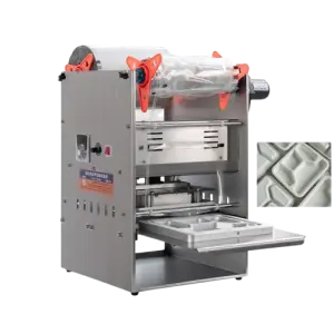 Fruit Vegetables Fast Food Yogurt Jelly Plastic Tray Box Cup Sealer Film  Sealing Machine