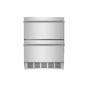 24-Inch Stainless Steel Outdoor Undercounter Beverage Cooler Fridge Powerful Commercial Kitchen Refrigeration Supermarket