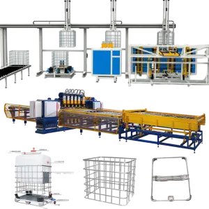 Advanced IBC Cage Tank Frame Welding Machine Stainless Steel Welder Production Line