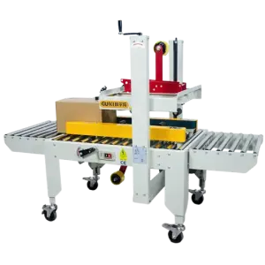GURKI Top and Bottom Adhesive Tape Sealing Carton Closing Machine Packaging Box Taper Automatic Case Sealer