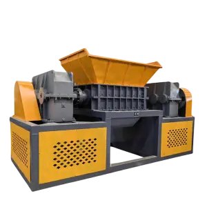 2 Shaft Scrap Metal Shredder Machine Waste Metal Chip Crusher Small Cars Engine Parts Shredder