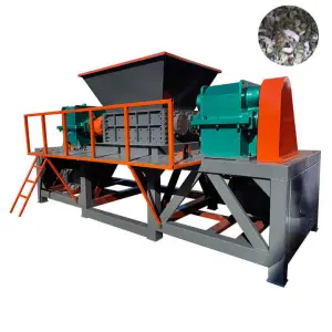 Waste Shredding Crusher Car Shell Scrap Metal Copper Iron Aluminum Barrel Tin Steel Shredder Machine