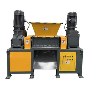 Plastic Bottle Double Shaft Mini Shredder Metal Shredder Machine