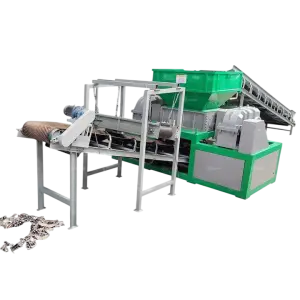 Heavy Duty Double Shaft Shredder for Metal, Plastic, and Waste Recycling