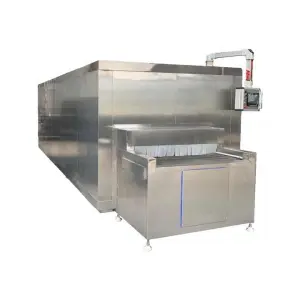 Automatic Industrial Frozen Tunnels Blast Quick Freezer Machine 200kg/h