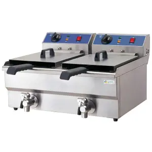 10L*10L Chips Deep Fryer Machine 20 Litres Commercial Deep Fryer for Restaurant Equipment