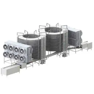 Liquid Nitrogen Freezing Machine Automatic Shrimp Freezing Tunnel MachinE