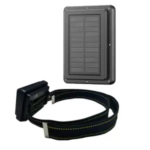 Solar Panel GPS Tracker for Cow Waterproof IP68 GPS Positioning Function Worldwide Version Cattle GPS Tracker for Livestocks