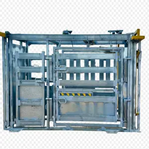 Advanced Cattle Crush: Weather-Resistant, Corrosion-Proof Build with Automated Weight Sensing Technology