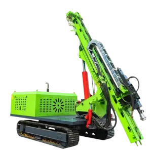Hydraulic Hammer Solar Powered Pile Driver Machine