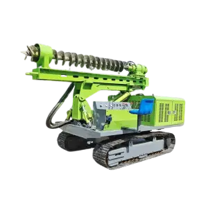High-Torque Crawler Solar Pile Drive Hole Solar Hammer Pile Driver