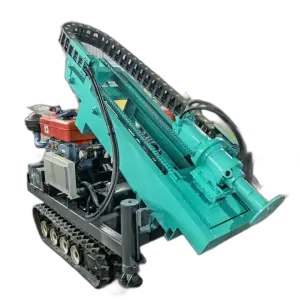 Photovoltaic Pile Driver Solar Power Engineering Drilling Machine Crawler Foundation Piling Equipment Auger Drilling Machine