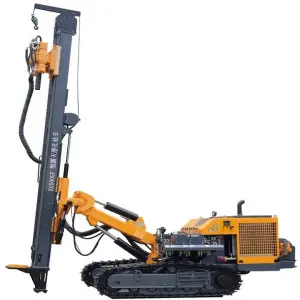 Hydraulic Solar PV Piles Panel Hammering Drilling Rig Machine for Panel Solar