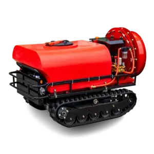 Remote Control Unmanned Robotic Sprayer for Disinfection Farmland Orchards Agriculture Sprayer with 400L Water Tank