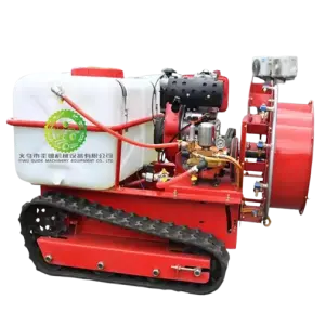 Remote Control Crawler Sprayer for Agriculture Driverless Farmland Orchards Spraying Machine Pump Motor Gear Core Components