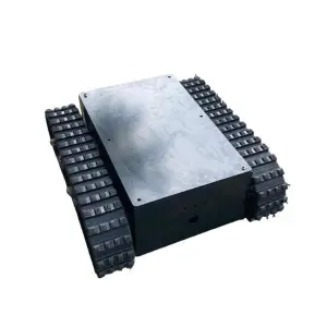 Rubber Track Chassis Small-scale Tracked Transporter Chassis Electric Remote-control Intelligent Robot Chassis