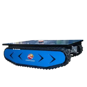 Electric Small Intelligent Remote Control Crawler Chassis Fully Hydraulic Rubber Crawler Robot Chassis