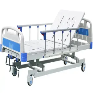 FY-M03C Manual Three-Function Hospital Bed | Homecare & ICU Patient Nursing
