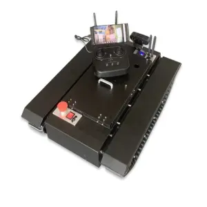 JMRRC Robot Tank TK50 Smart RC Robotic Tracked Tank Remote Car 50kg Load Rubber Tracks Metal Tank Chassis DC Brushless Motor