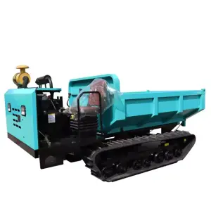 Mini Rubber Track Carrier Crawleragriculture Rubber Track Dump Truck Tracked Vehicle